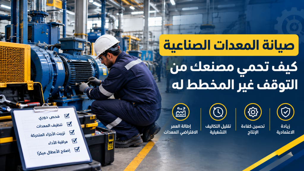 صيانة المعدات الصناعية